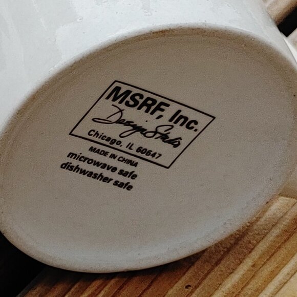 MSRF Design Scottie Dog Drinking Mugs PAIR - Picture 5 of 5